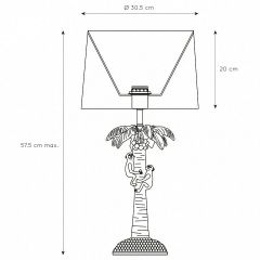 Настольная лампа декоративная Lucide Extravaganza Coconut 10505/81/02 | фото 5